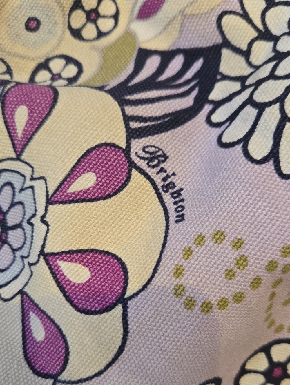 Brighton Multi-Color Design Print Shoulder Bag - Picture 2 of 15